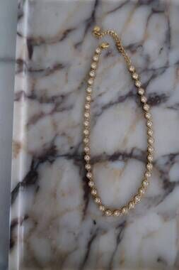 NEW CHANSUTTPEARLS women's roxie necklace in gold